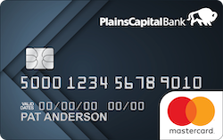 PlainsCapital Bank Mastercard® College Real Rewards card art