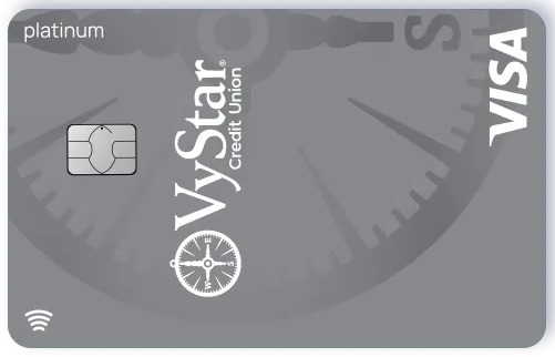 VyStar Credit Union Platinum Visa card art