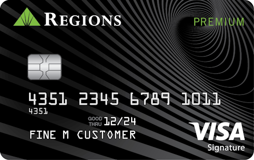 Regions Premium Visa® Signature card art