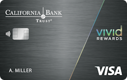 California Bank & Trust Vivid Rewards card art