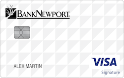 BankNewport Visa® College Real Rewards card art
