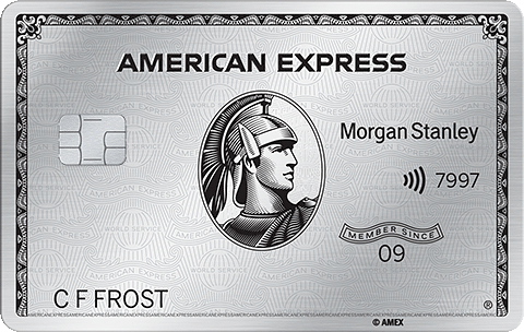 The Platinum Card from American Express Exclusively for Morgan Stanley card art