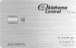 Oklahoma Central Credit Union Visa® Everyday Rewards+ card art
