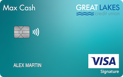 Great Lakes Credit Union Visa® Everyday Rewards+ card art
