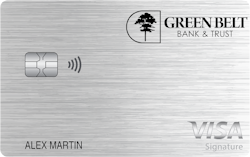 Green Belt Bank and Trust Visa® College Real Rewards card art