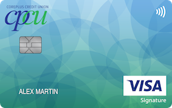 CorePlus Credit Union Visa® Everyday Rewards+ card art