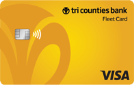 Tri Counties Bank Visa® Fleet card art