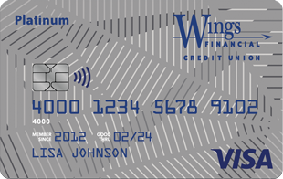 Wings Visa Platinum card art