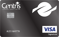 Centris Federal Credit Union Visa® Everyday Rewards+ card art