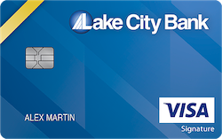 Lake City Bank Visa® Everyday Rewards+ card art