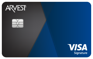 Arvest Visa Signature card art