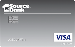 1st Source Bank Visa® College Real Rewards card art