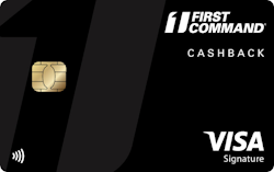 First Command Visa Signature Cashback card art