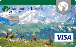 Community Banks of Colorado Visa® Everyday Rewards+ card art