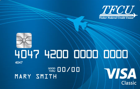 Tinker Federal Credit Union Visa Classic card art