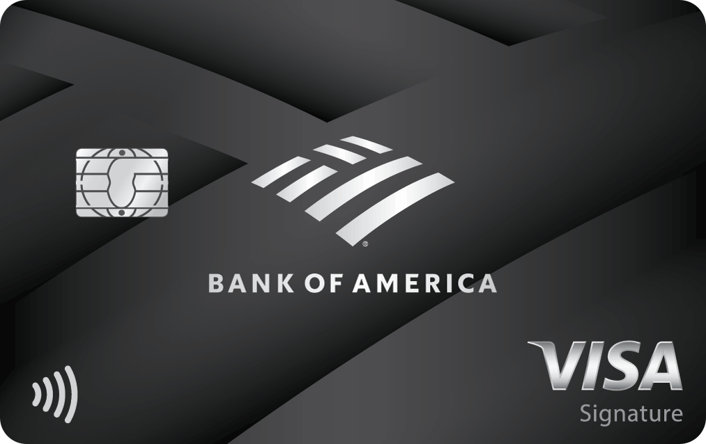 BankAmericard® Power Rewards® Visa Signature® card art
