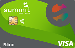 Summit Credit Union Visa Platinum card art