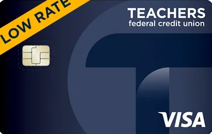 Teachers Visa Low Rate card art