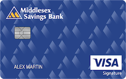 Middlesex Savings Bank Visa® Reserve Rewards+ Card card art