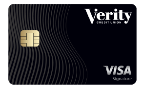 Verity Credit Union Visa Business Signature Rewards card art