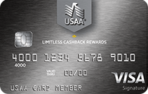 USAA Limitless™ Cashback Rewards card art