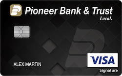 Pioneer Bank & Trust Visa® Everyday Rewards+ card art