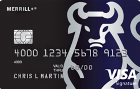 Merrill Plus Visa Signature card art