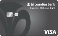 Tri Counties Bank Visa® Business Platinum card art