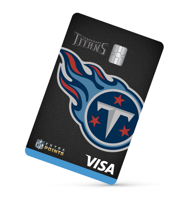 Tennessee Titans Extra Points Visa® card art