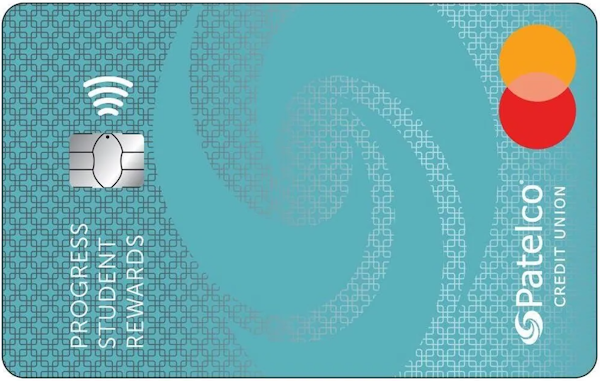 Patelco Credit Union Progress Student Rewards Mastercard® card art