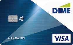 Dime Community Bank Visa® Everyday Rewards+ card art
