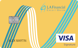 LA Financial Credit Union Visa® Everyday Rewards+ card art