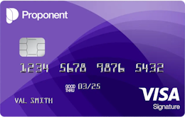 Proponent Visa Signature card art