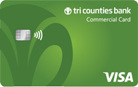 Tri Counties Bank Visa® Commercial card art