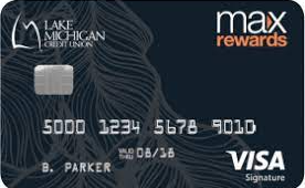 Lake Michigan Credit Union Max Rewards Visa card art