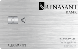 Renasant Bank Visa® College Real Rewards card art