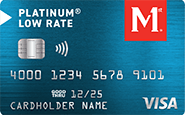 Members 1st FCU Platinum® Low Rate card art
