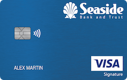 Seaside Bank and Trust Visa® Reserve Rewards+ Card card art
