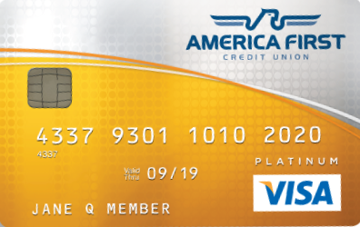 America First Credit Union Platinum Low Rate card art