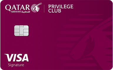 Qatar Airways Privilege Club Signature card art