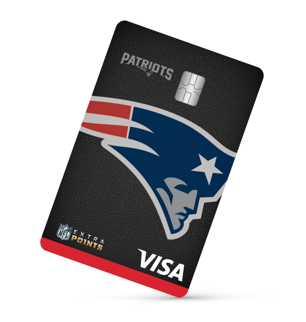 New England Patriots Extra Points Visa® card art