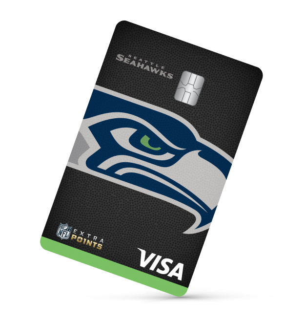 Seattle Seahawks Extra Points Visa® card art