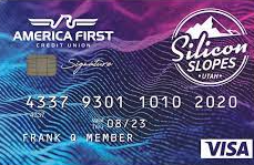America First Credit Union Silicon Slopes Signature Visa card art