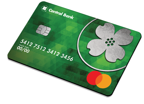 Central Bank Secured Mastercard® card art