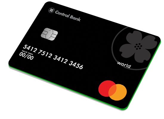 Central Bank World Mastercard® card art