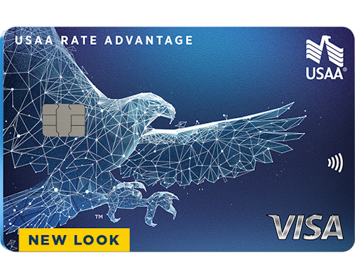 USAA Rate Advantage Visa® Platinum card art
