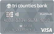 Tri Counties Bank Platinum Edition card art