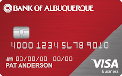 Bank of Albuquerque Visa® College Real Rewards card art
