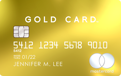 Mastercard® Gold card art