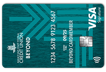 BFSFCU BEYOND Visa® Signature card art